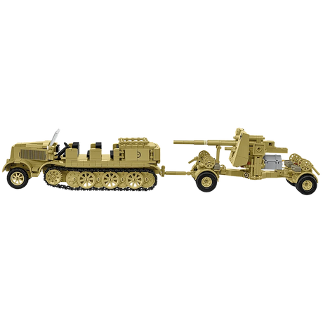 Cobi 1/35 Scale: Sd.Kfz.8 Towing 8.8cm Flak 36 Brick Model Kit Cobi