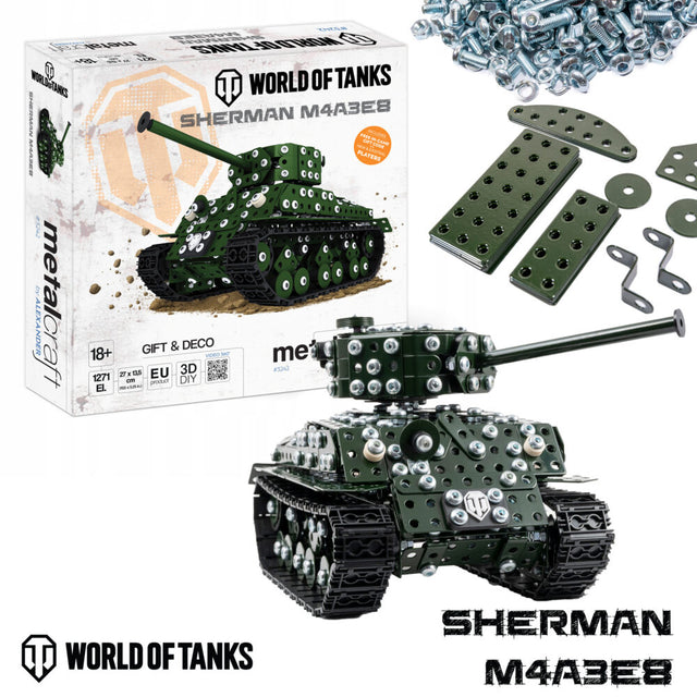 World of Tanks MetalCraft Sherman M4A3E8 MODELS Metal Craft by Alexander