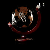 Glass Globe Decanter With Tank Inside