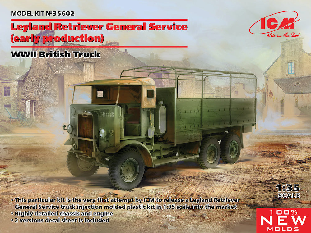 ICM 1/35 Scale Leyland Retriever GS Truck, Early