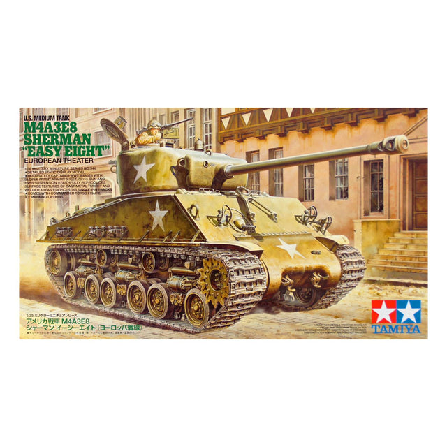 Tamiya 1/35 M4A3E8 Sherman "Easy Eight" Scale Model Tamiya
