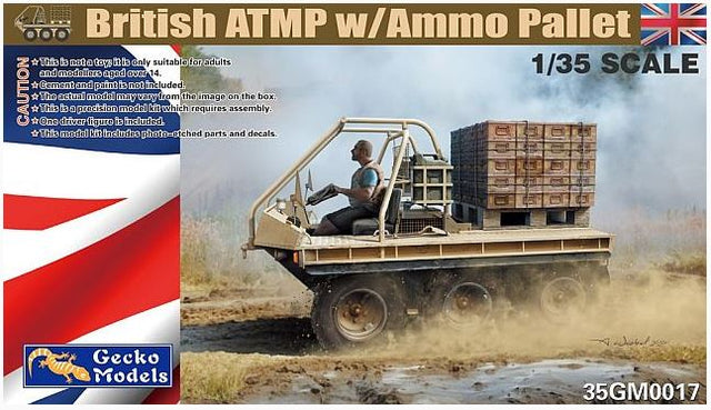 Gecko 1/35 British ATMP w\Ammo Pallet Scale Model Gecko