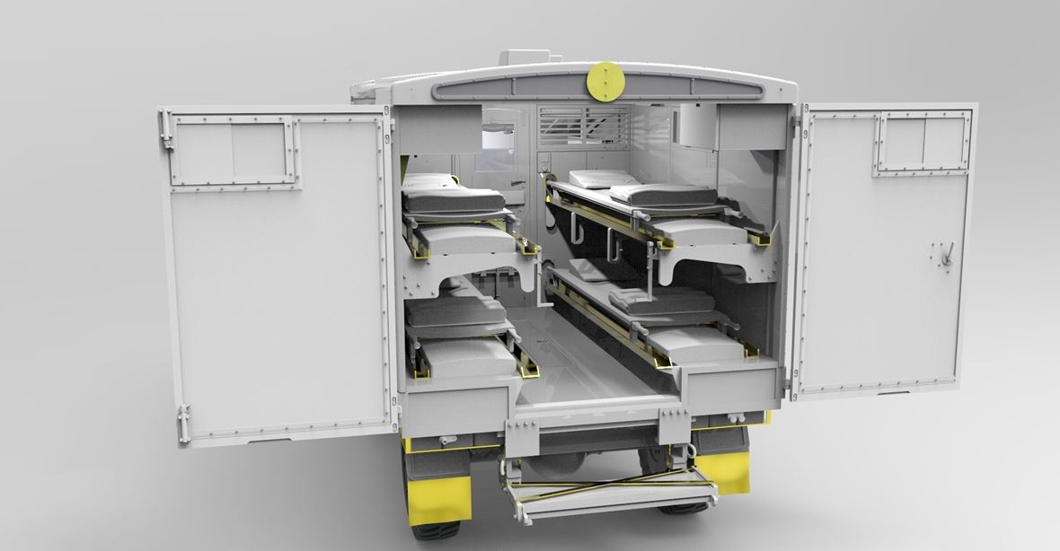 Gecko 1/35 WW2 BRITISH K2/Y AMBULANCE (Limited Edition Special Boxing). Scale Model [variant_option4]