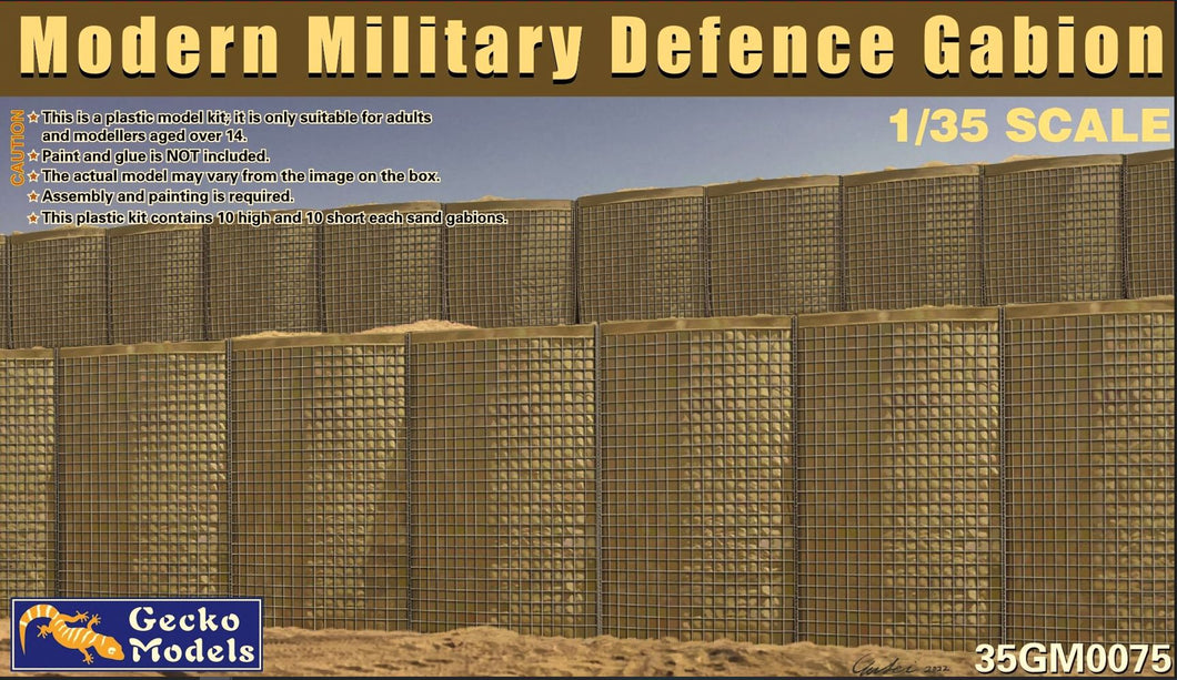Gecko Models 1/35 Modern Military Defence Gabion Set