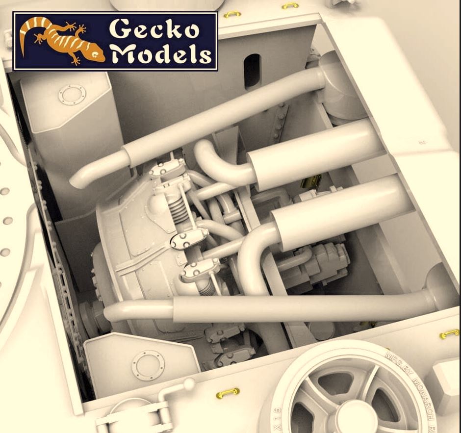 Gecko 1/35 Canadian Badger Flamethrower Ram MK II (Late Production) Scale Model [variant_option4]