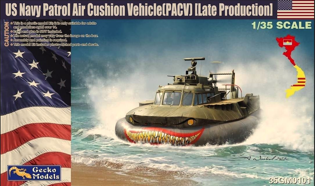 Gecko 1/35 US Navy Patrol Air Cushion Vehicle ( PACV) Late Production