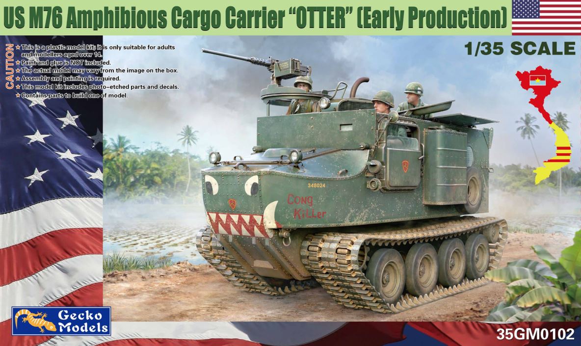 Gecko 1/35 US M76 Amphibious Cargo Carrier (Otter) early.