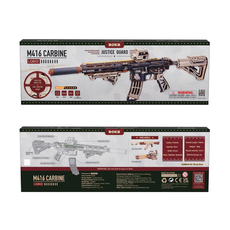 Rokr: M416 Carbine Wooden Puzzle Toy Robotime