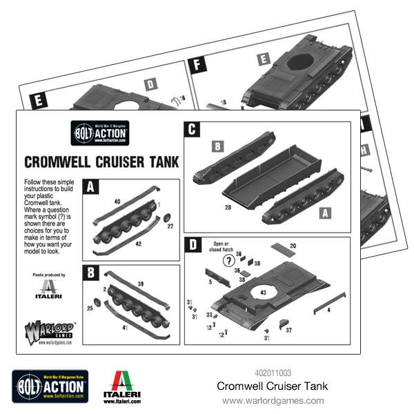 Warlord Games Bolt Action - British Cromwell Cruiser Tank CHECK Kits warlord games Ltd