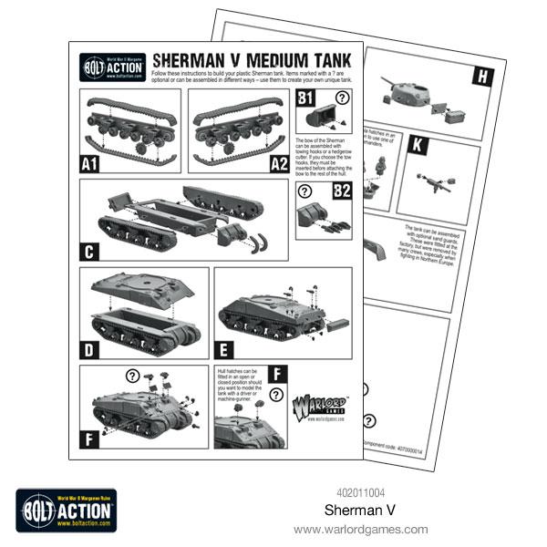 Warlord Games Bolt Action 1/56 Scale - British Sherman V Scale Model warlord games Ltd