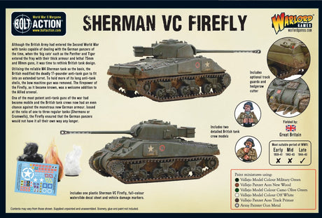 Warlord Games Bolt Action 1/56 Scale British Sherman VC Firefly Pre-Built Model warlord games Ltd