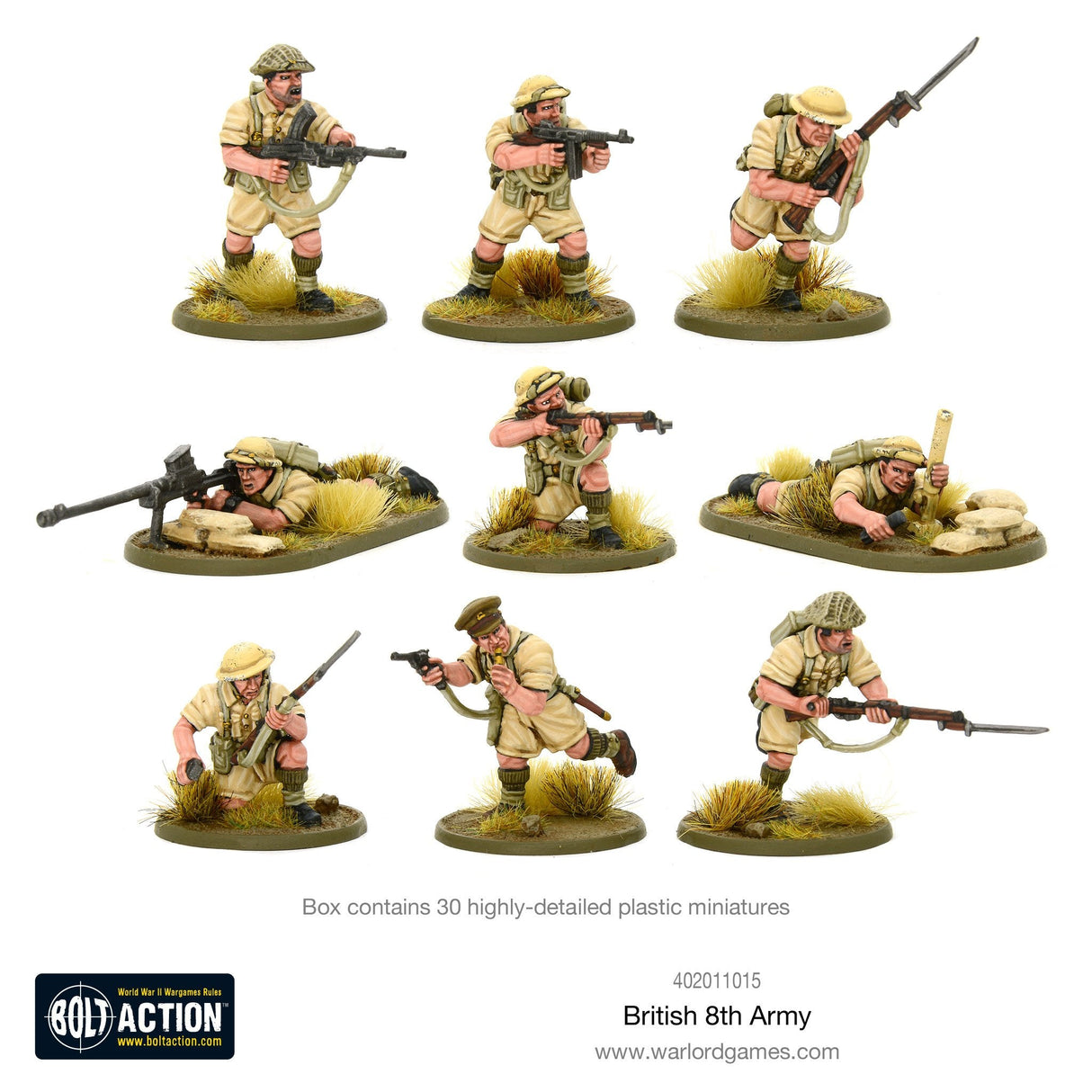 Warlord Games Bolt Action - British 8th Army Platoon CHECK Kits warlord games Ltd