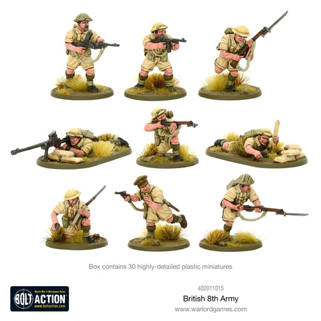 Warlord Games Bolt Action - British 8th Army Platoon CHECK Kits warlord games Ltd