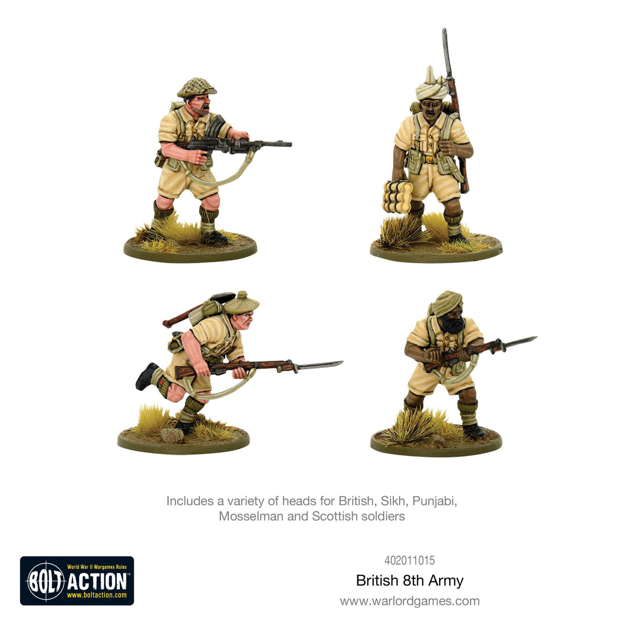 Warlord Games Bolt Action - British 8th Army Platoon CHECK Kits warlord games Ltd