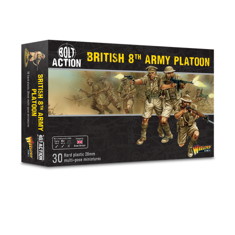 Warlord Games Bolt Action - British 8th Army Platoon CHECK Kits warlord games Ltd