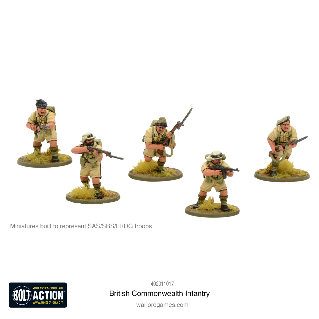 Warlord Games Bolt Action - British Commonwealth Infantry CHECK Kits warlord games Ltd
