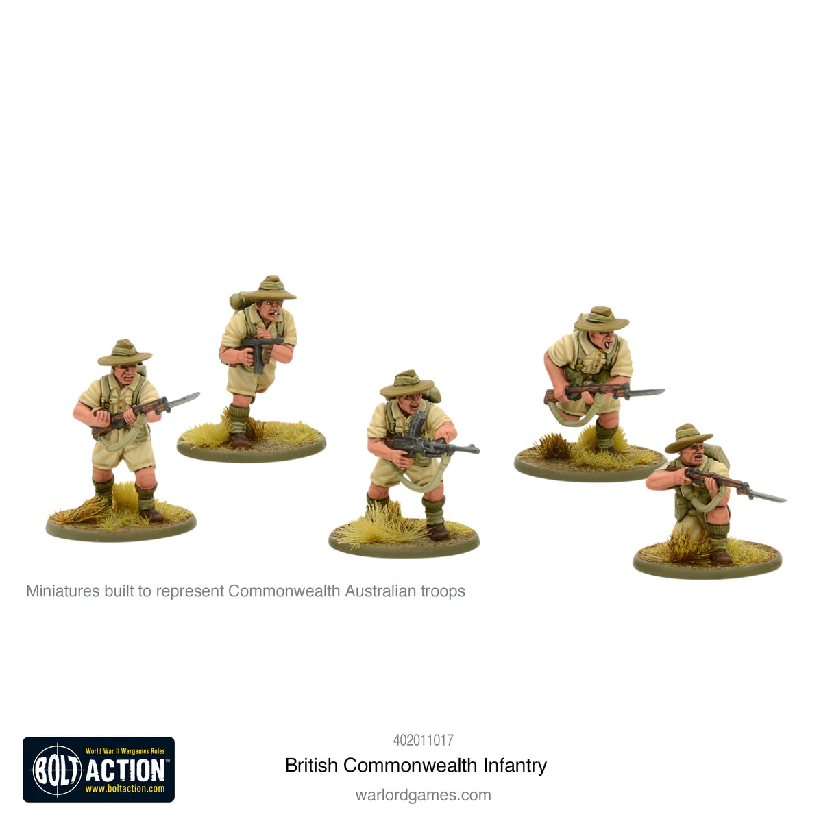 Warlord Games Bolt Action - British Commonwealth Infantry CHECK Kits warlord games Ltd