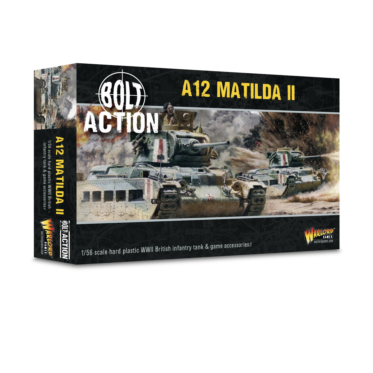 Warlord Games Bolt Action 1/56 Scale - A12 Matilda II Infantry Tank (CHECK - needs weight) Scale Model warlord games Ltd