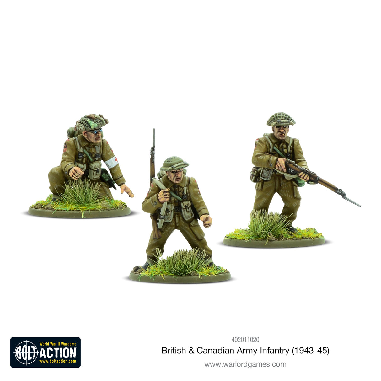 Warlord Games Bolt Action - British & Canadian Army Infantry (1943-45) CHECK Kits warlord games Ltd
