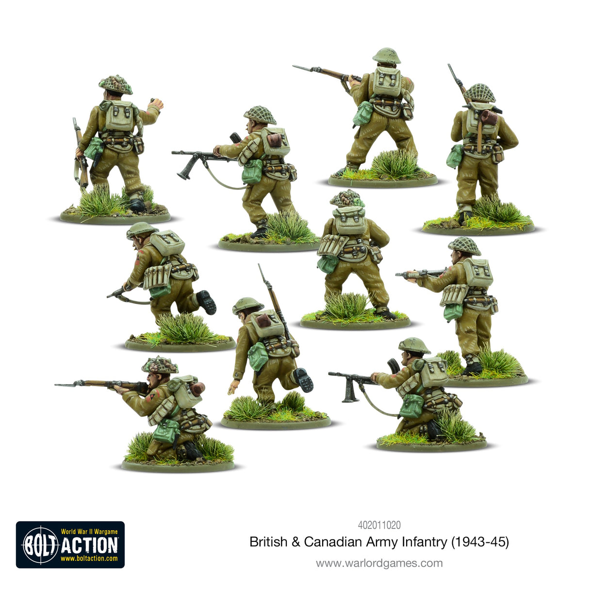 Warlord Games Bolt Action - British & Canadian Army Infantry (1943-45) CHECK Kits warlord games Ltd