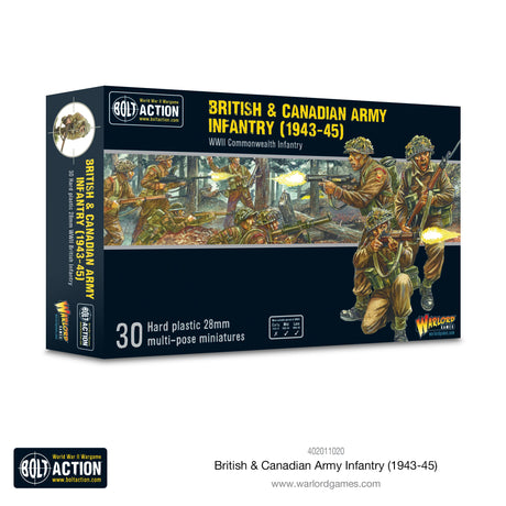 Warlord Games Bolt Action - British & Canadian Army Infantry (1943-45) CHECK Kits warlord games Ltd