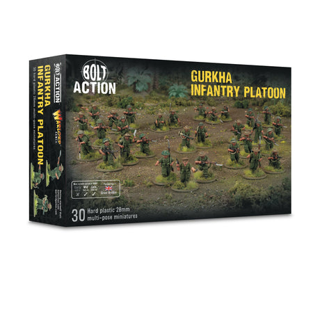 Warlord Games Bolt Action 1/56 - Gurkha Infantry Platoon MODELS warlord games Ltd