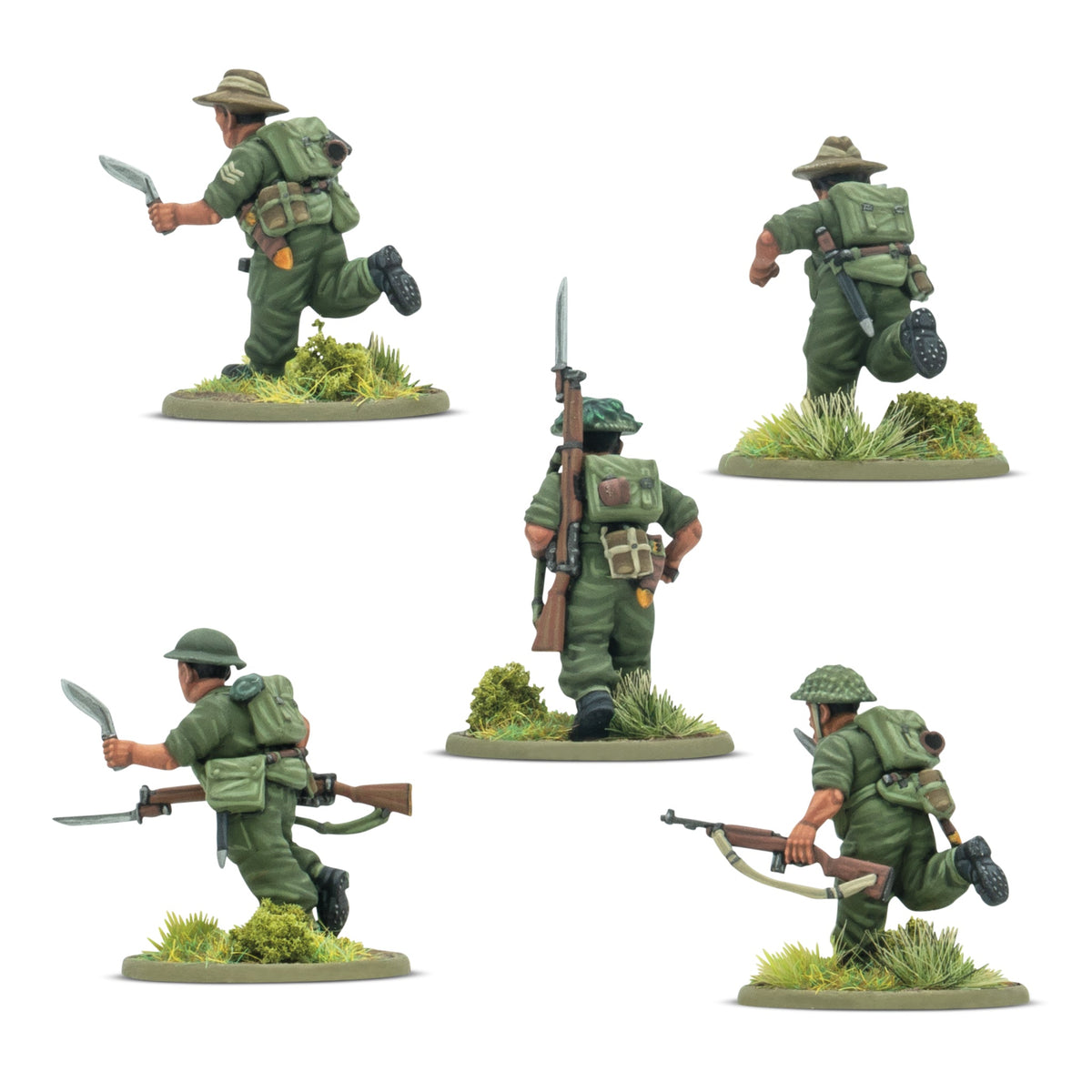 Warlord Games Bolt Action 1/56 - Gurkha Infantry Platoon NEEDS PRICE CONFIRMATION MODELS warlord games Ltd