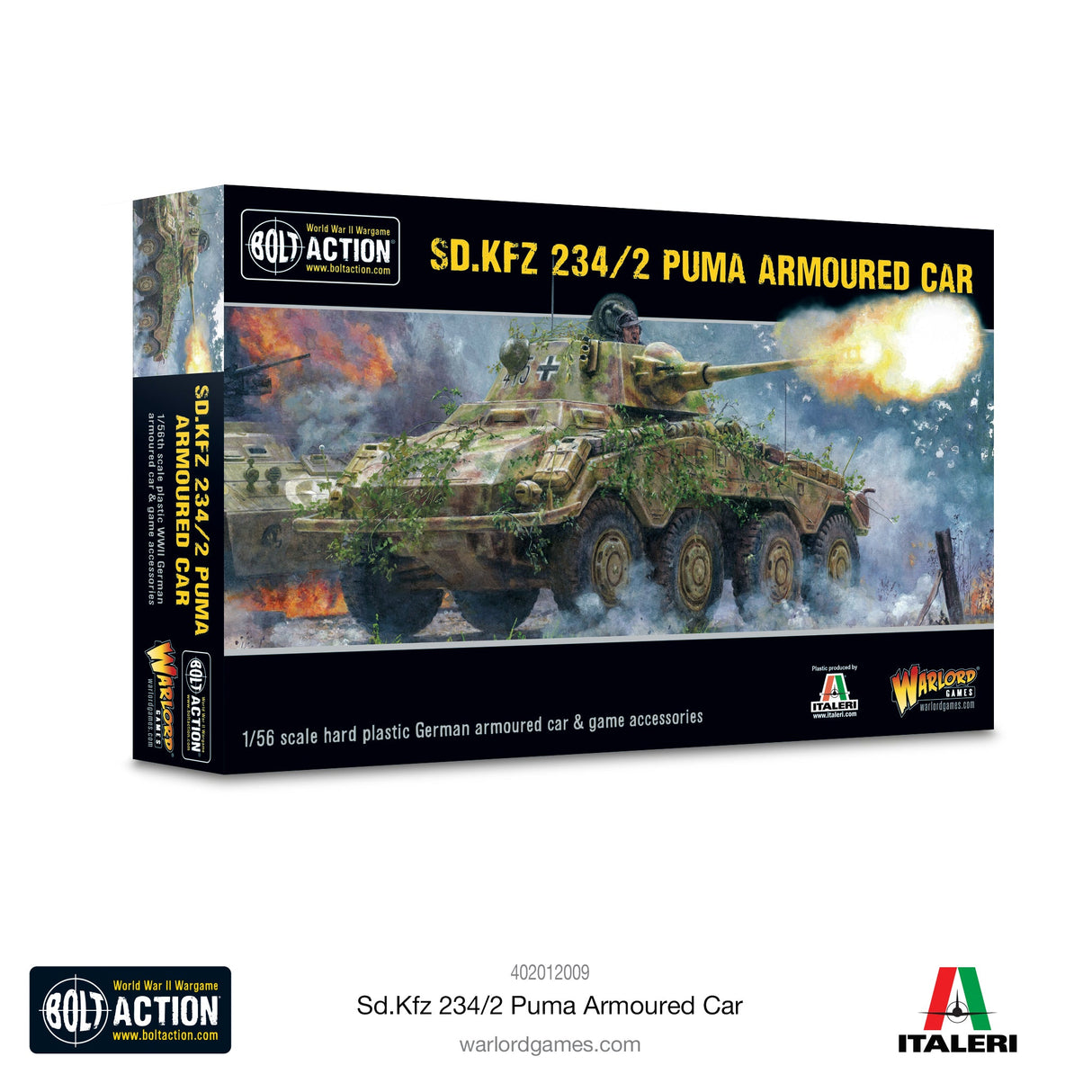 Warlord Games Bolt Action - Sd.Kfz 234/2 Puma Armoured Car CHECK Kits warlord games Ltd