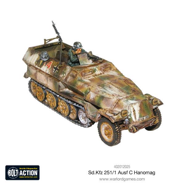Warlord Games Bolt Action - Sd.Kfz 251/1 Ausf C "Hanomag" CHECK Kits warlord games Ltd
