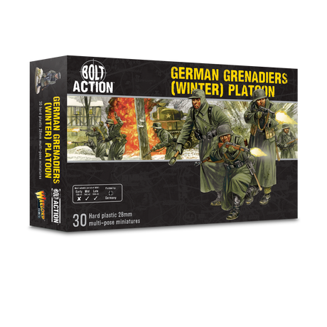 Warlord Games Bolt Action - Germans Grenadiers (Winter) Platoon Scale Model warlord games Ltd