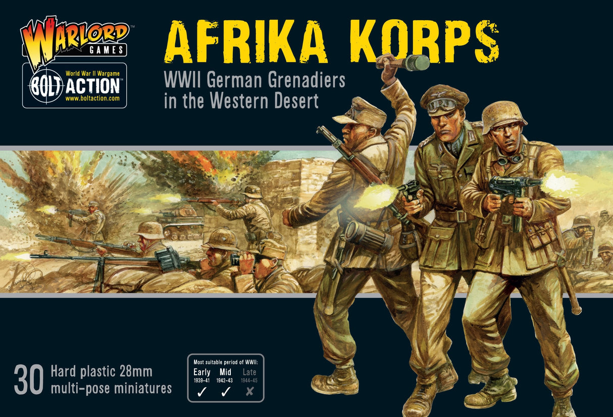 Warlord Games Bolt Action - German Afrika Korps Infantry CHECK Kits warlord games Ltd
