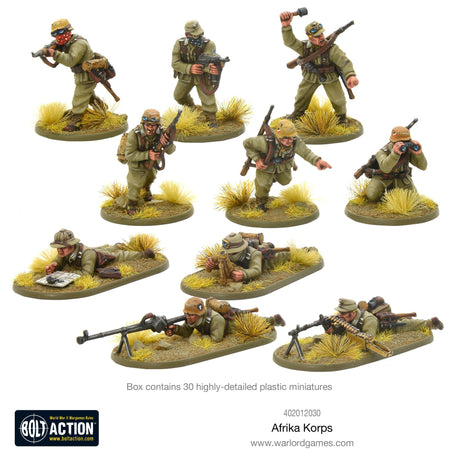 Warlord Games Bolt Action - German Afrika Korps Infantry CHECK Kits warlord games Ltd