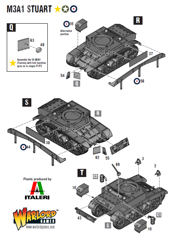 Warlord Games Bolt Action - M3 Stuart Scale Model warlord games Ltd