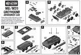 Warlord Games Bolt Action - M8/M20 Scout Car Scale Model warlord games Ltd
