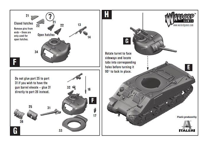 Warlord Games Bolt Action - US M4 Sherman Medium Tank Scale Model warlord games Ltd