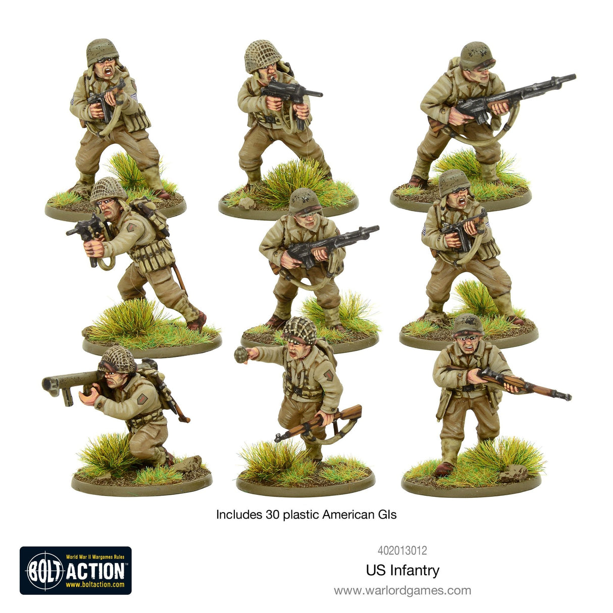 Warlord Games Bolt Action - US Army Infantry Platoon Scale Model warlord games Ltd