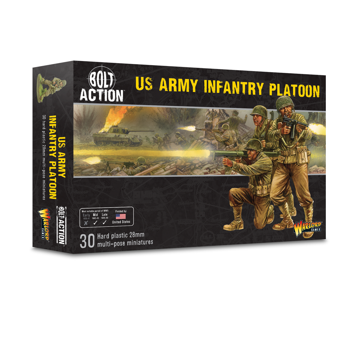 Warlord Games Bolt Action - US Army Infantry Platoon Scale Model warlord games Ltd