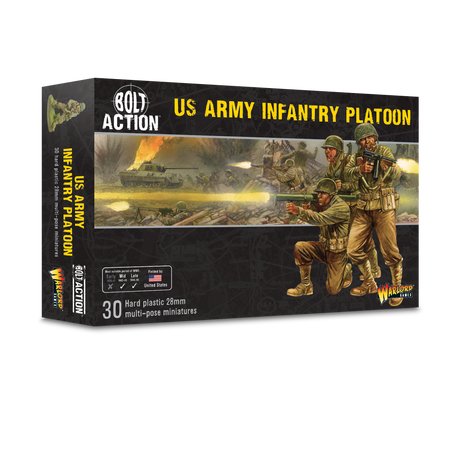 Warlord Games Bolt Action - US Army Infantry Platoon Scale Model warlord games Ltd