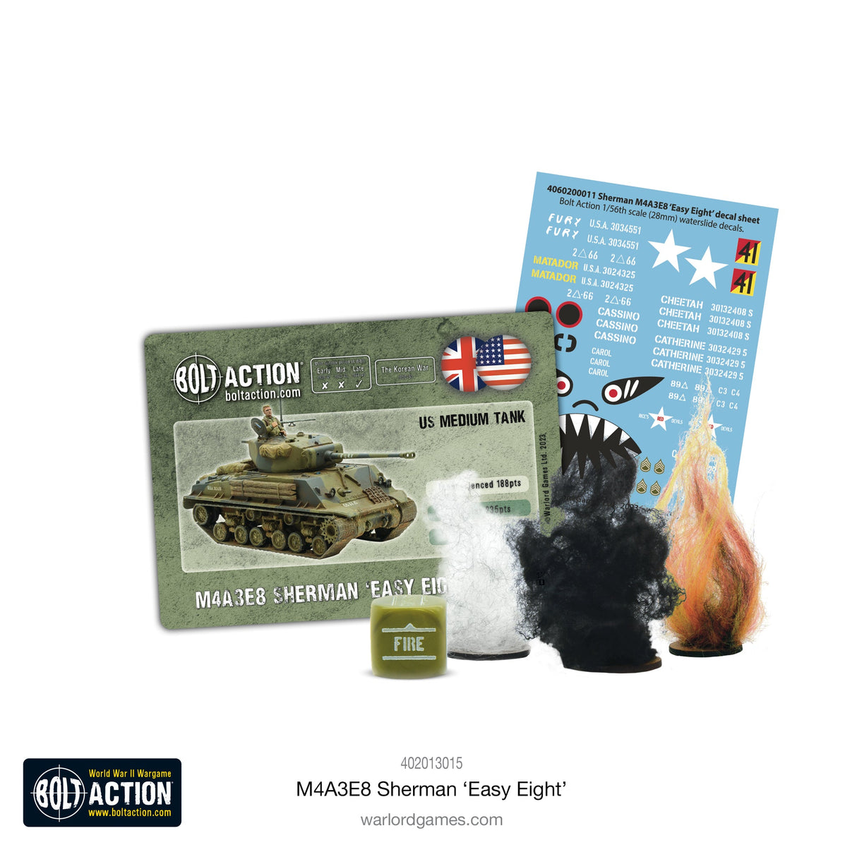 Warlord Games Bolt Action - M4A3E8 Sherman Easy Eight Scale Model warlord games Ltd