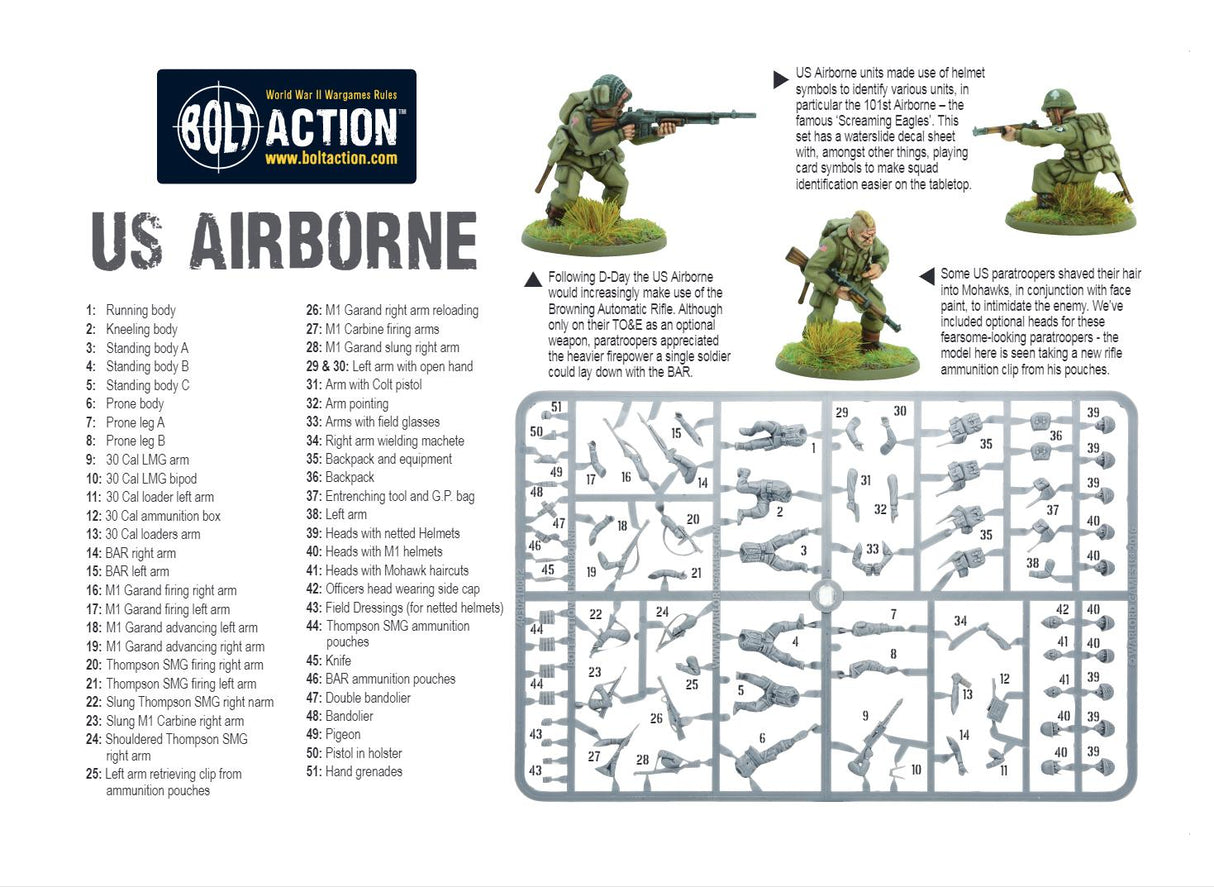 Warlord Games Bolt Action - US Airborne Scale Model warlord games Ltd