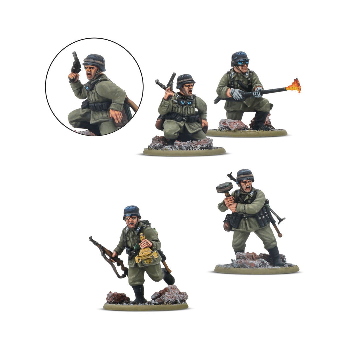 Warlord Games Bolt Action - German Veterans Infantry Platoon Scale Model warlord games Ltd