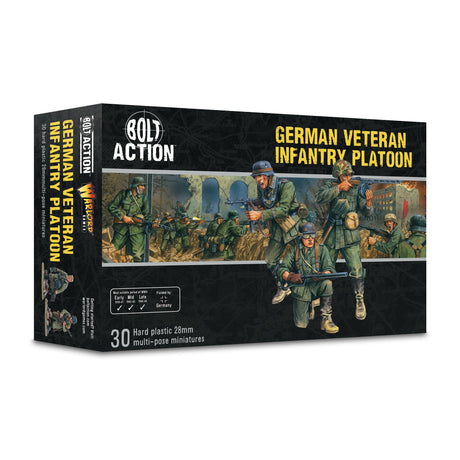 Warlord Games Bolt Action - German Veterans Infantry Platoon Scale Model warlord games Ltd