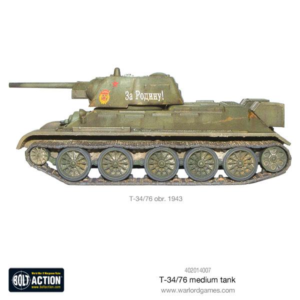 Warlord Games Bolt Action - T34/76 Medium Tank Scale Model warlord games Ltd