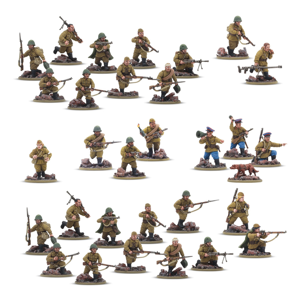 Warlord Games Bolt Action - Soviet Army Infantry Platoon (2025) Scale Model warlord games Ltd