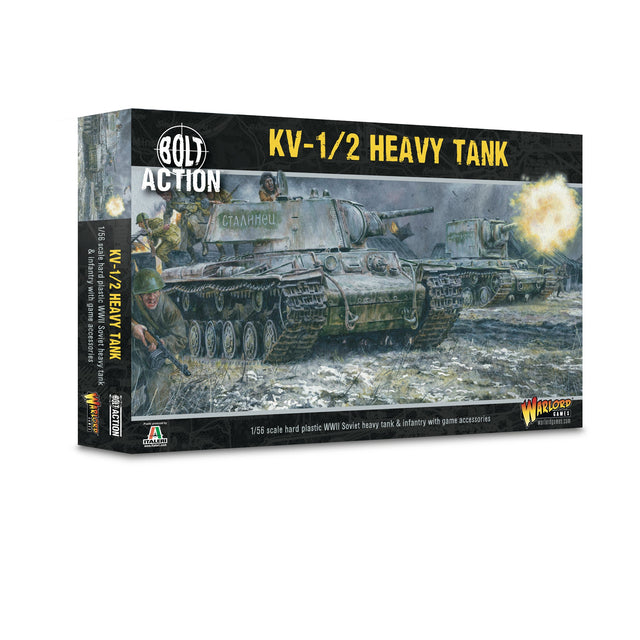 Warlord Games Bolt Action 1/56 Scale - KV-1/2 Heavy Tank CHECK Kits warlord games Ltd