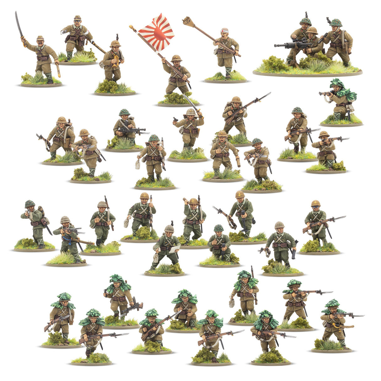 Warlord Games Bolt Action 1/56 Scale - Japanese Army Infantry Platoon (2026) Scale Model warlord games Ltd