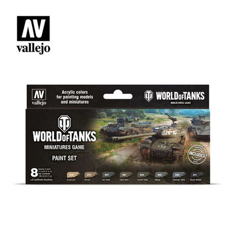 Vallejo WOT Miniatures Game Paint Set Model Paint Creative Models Ltd