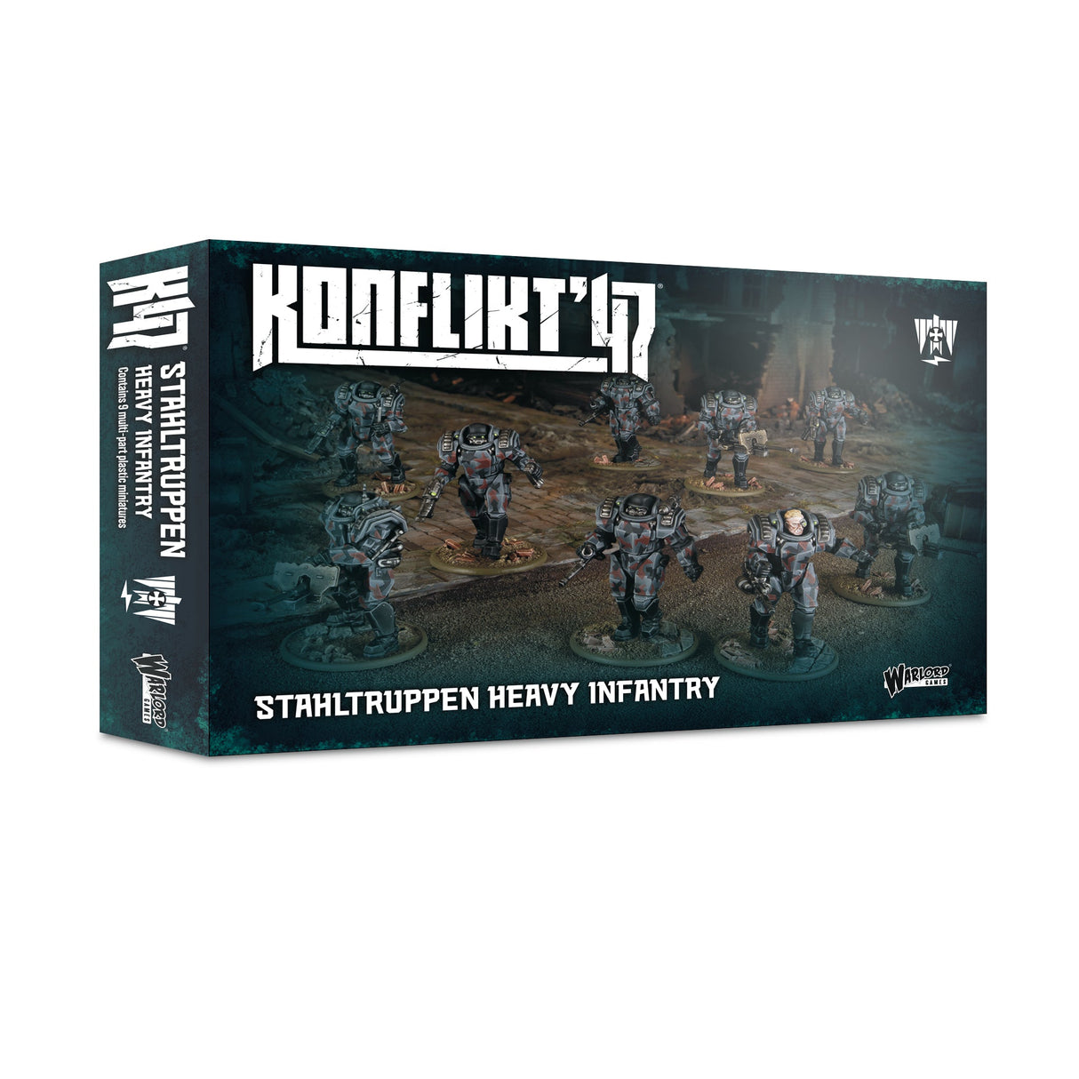 Warlord Games Konflikt'47 - Stahltruppen Heavy Infantry Scale Model warlord games Ltd