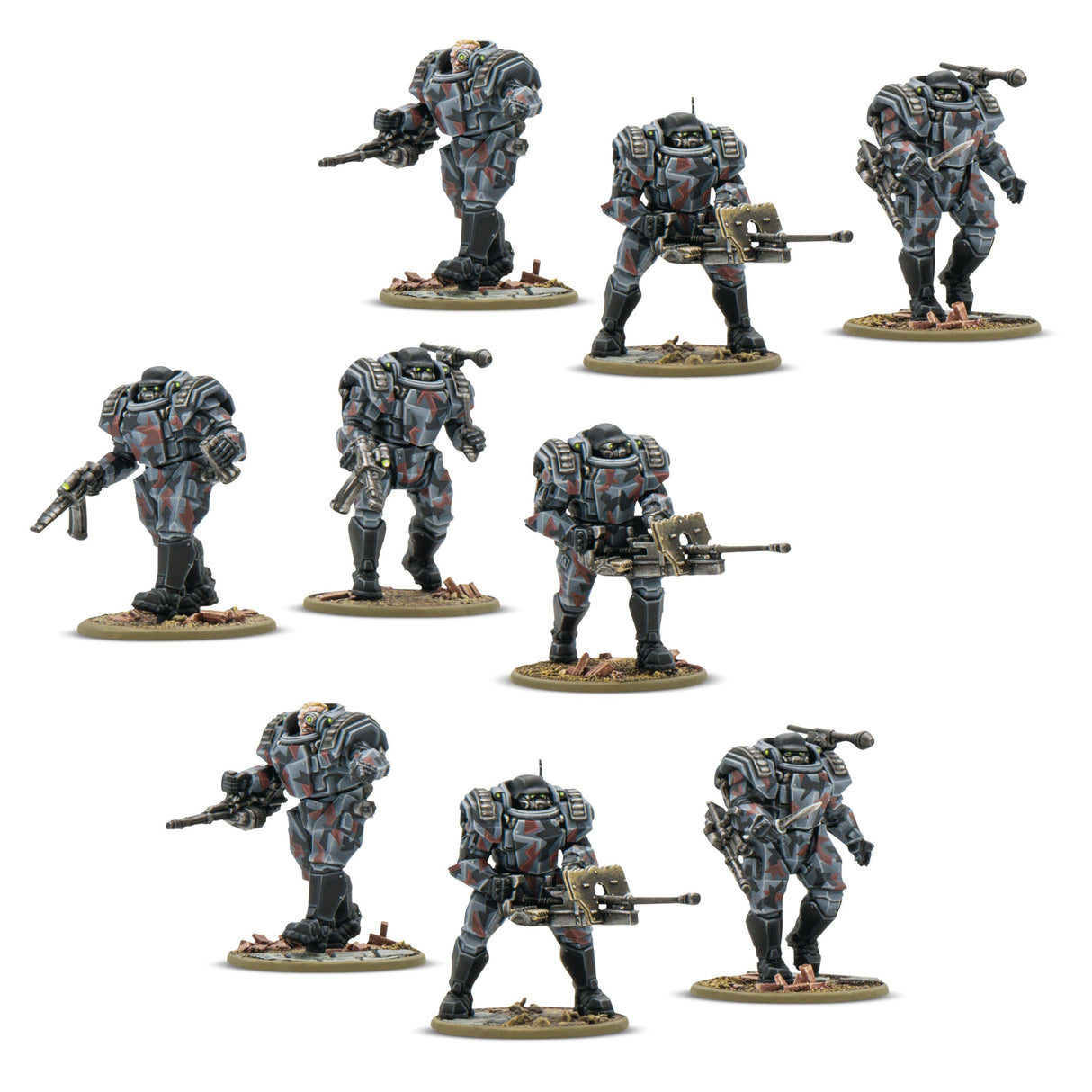 Warlord Games Konflikt'47 - Stahltruppen Heavy Infantry Scale Model warlord games Ltd