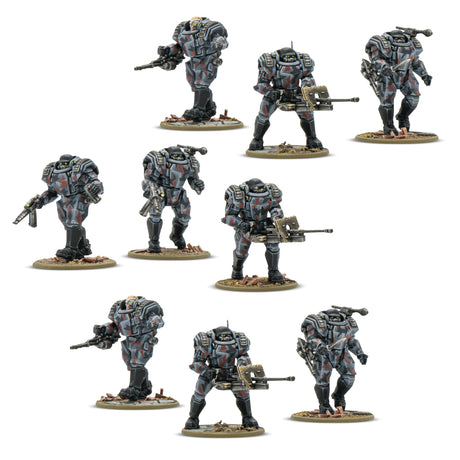 Warlord Games Konflikt'47 - Stahltruppen Heavy Infantry Scale Model warlord games Ltd